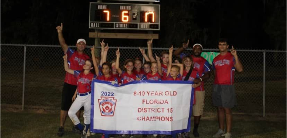 Spring 2022 - District 15 8-10 Softball All Stars Champions