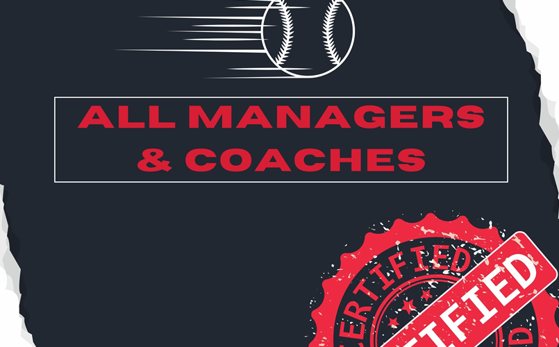 ATTENTION ALL MANAGERS & COACHES