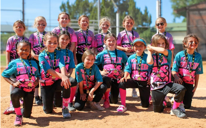 Spring 2024 Mid Season Tournament Champions & Runners Up - Rookie Softball: LADY COBRAS & PINK PANTHERS