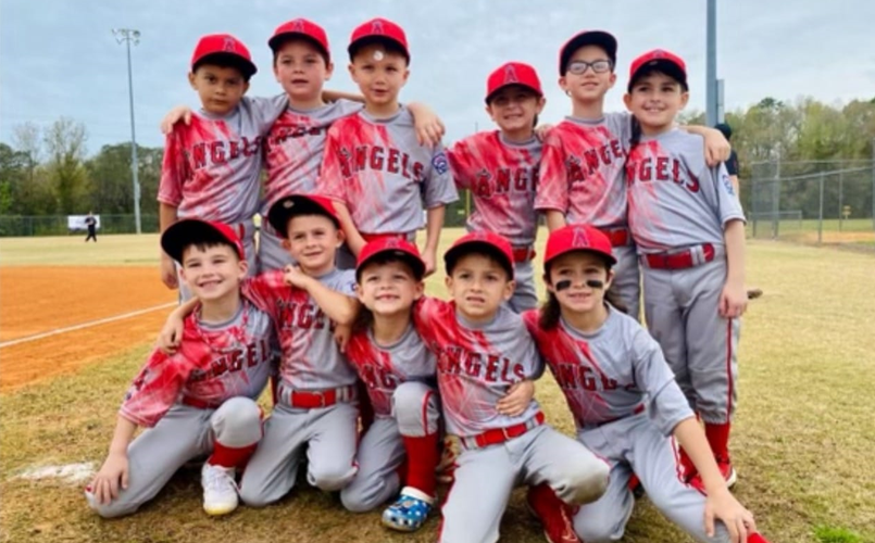 Spring 2024 Mid Season Tournament Champions - Rookie Baseball: ANGELS