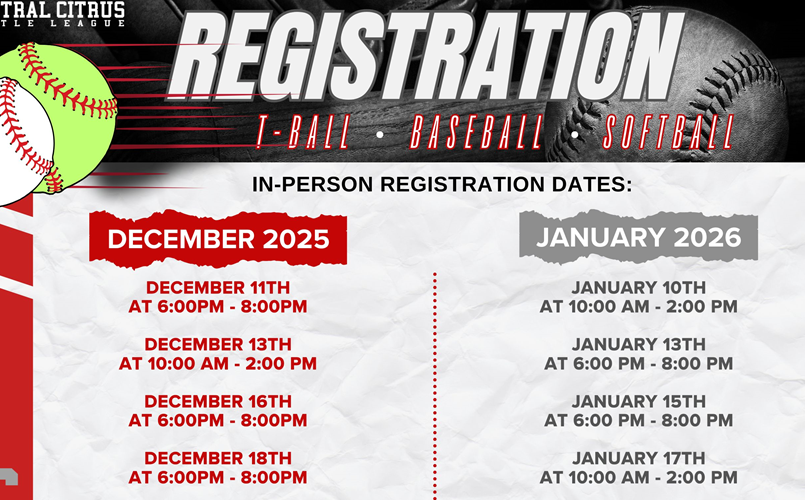 2026 APRING REGISTRATION