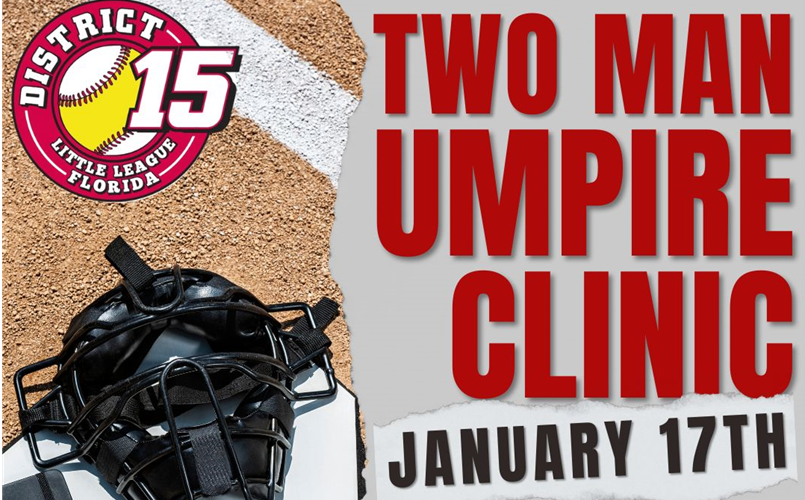 TWO MAN UMPIRE CLINIC